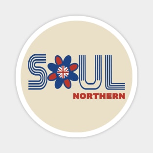 Northern soul flower Magnet